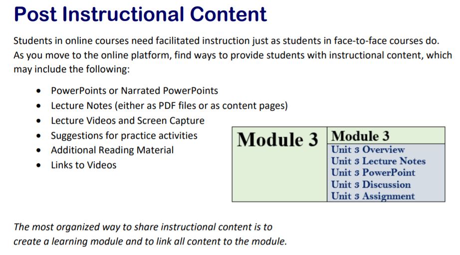 InstructionalContent